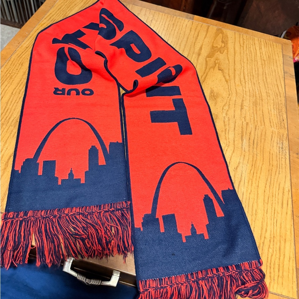 St. Louis City SC Red and Blue 2 Sided Scarf